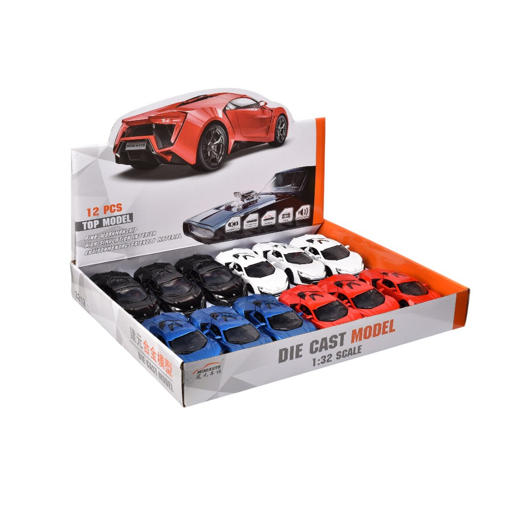 carro coleccion deportivo metalico escala 1/32