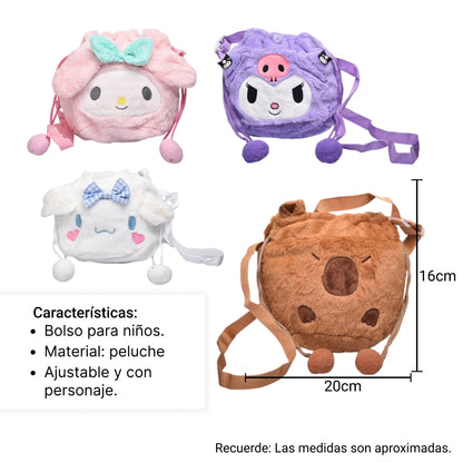 BOLSO CARTERA PERSONAJE DIM:16X20X10