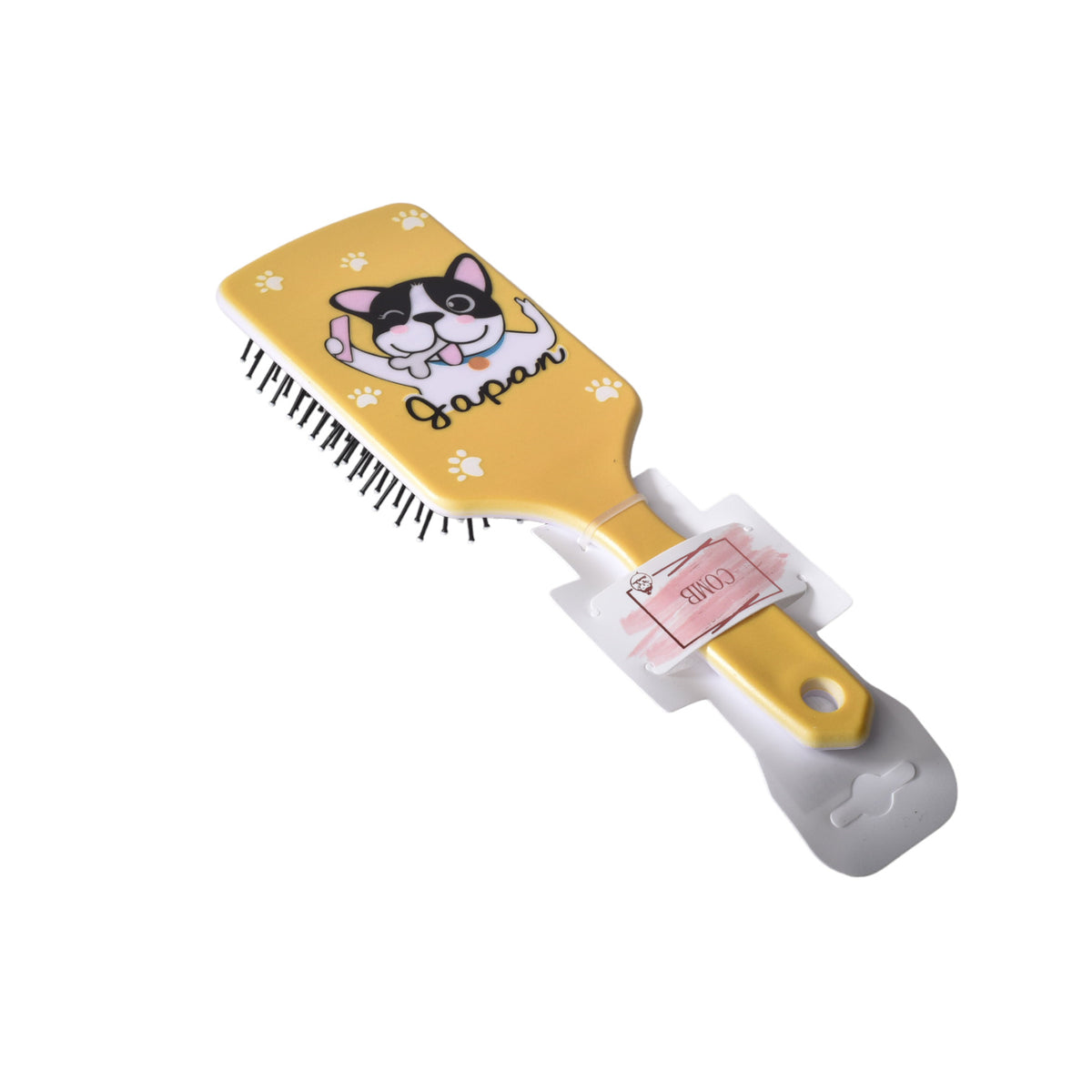 cepillo plastico para cabello diseño perros dim:7x24x4