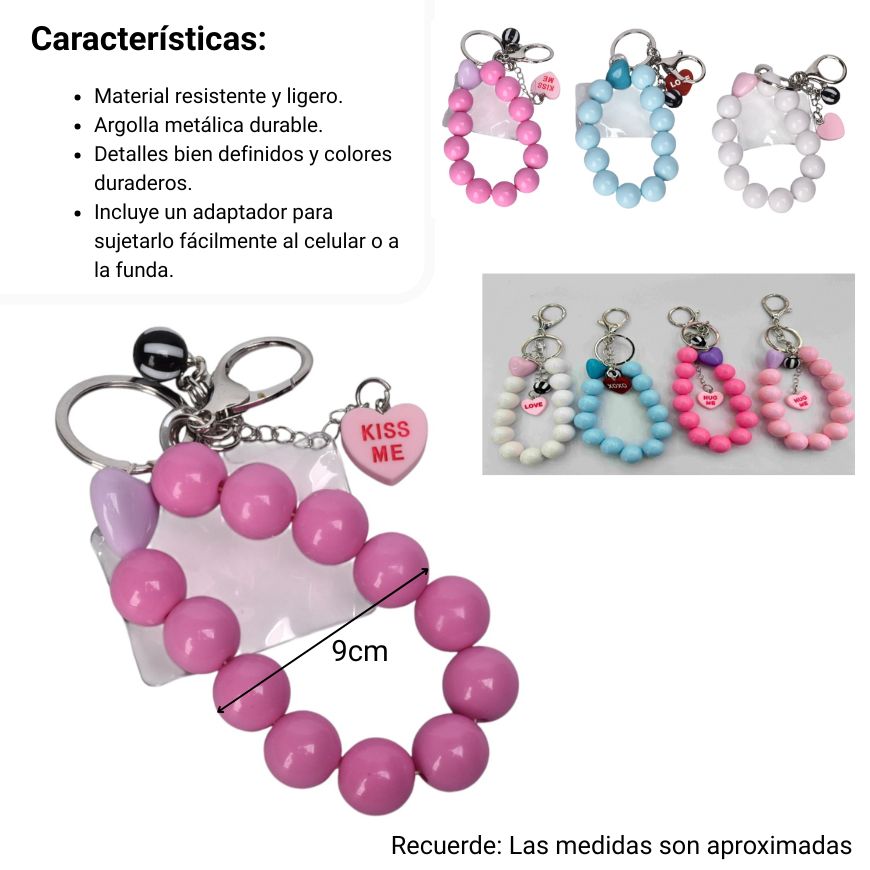 llavero celular plastico dim:10x7x1