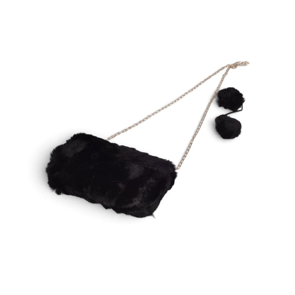 cartera bolso manos libres con correa peluche dim:20x13cm