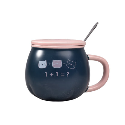 MUG POCILLO CON CUCHARA CERAMICA