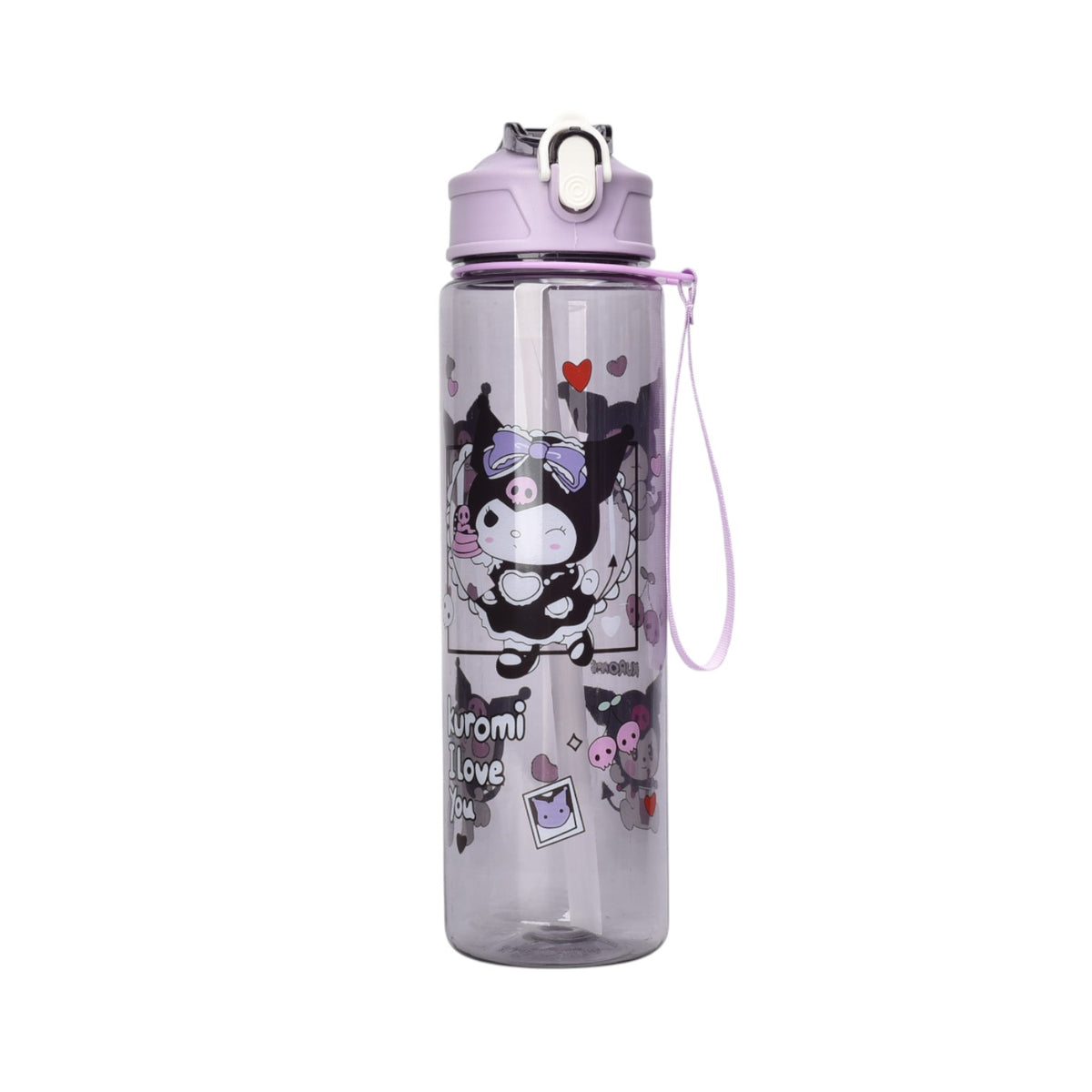 botella de agua 800ml personaje dim:4x6x25