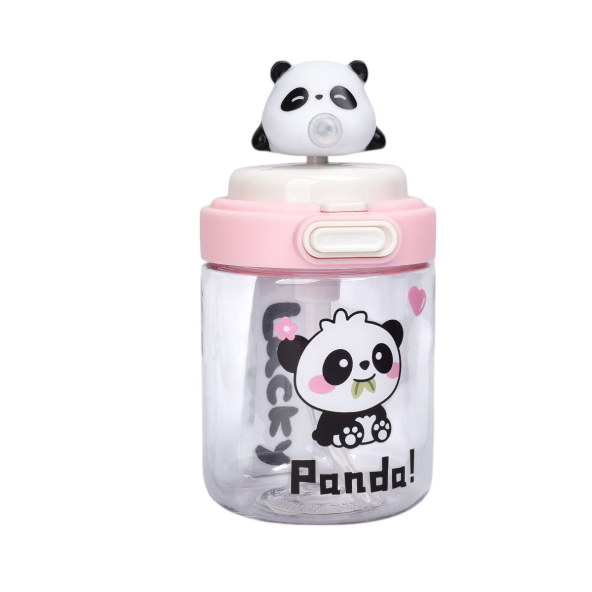 botella de agua 450ml plastico diseño osos dim:8x15