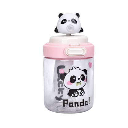 BOTELLA DE AGUA 450ML PLASTICO DISEÑO OSOS DIM:8X15