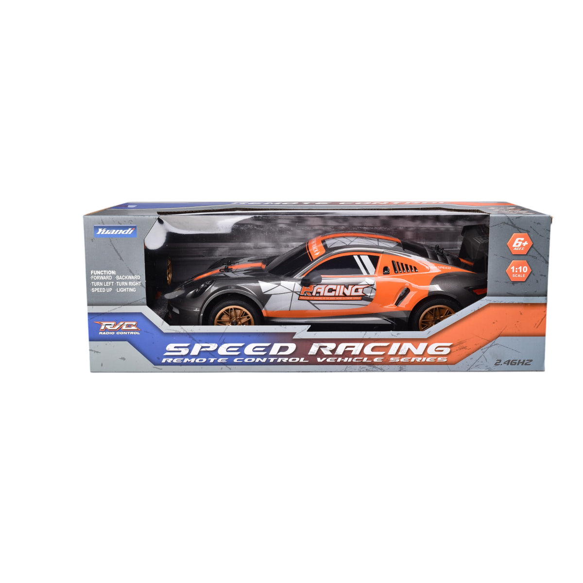 juguete carro deportivo con control remoto dim:56x24x19
