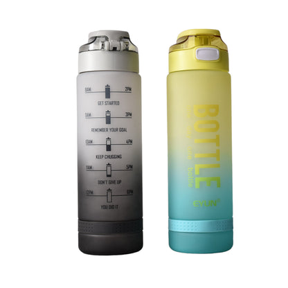 BOTELLA DE AGUA 1000ML PLASTICA DIM:7X7X26CM
