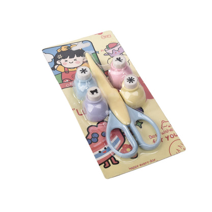 SET CORTADOR PERFORADORA CON TIJERAS DISEÑO FIGURAS DIM:10