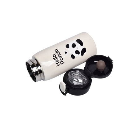 TERMO ACERO INOXIDABLE 350ML ANIMALES DIM:6X6X18