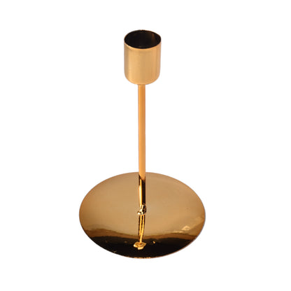 CANDELABRO BASE METALICA PARA VELA DIM: 9X9X14