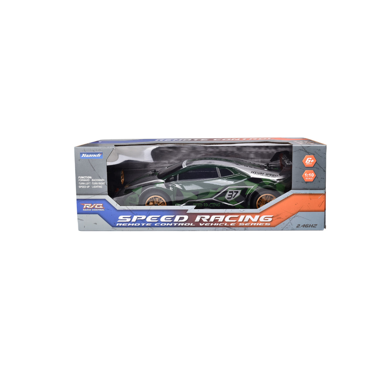 juguete carro deportivo con control remoto dim:56x24x19