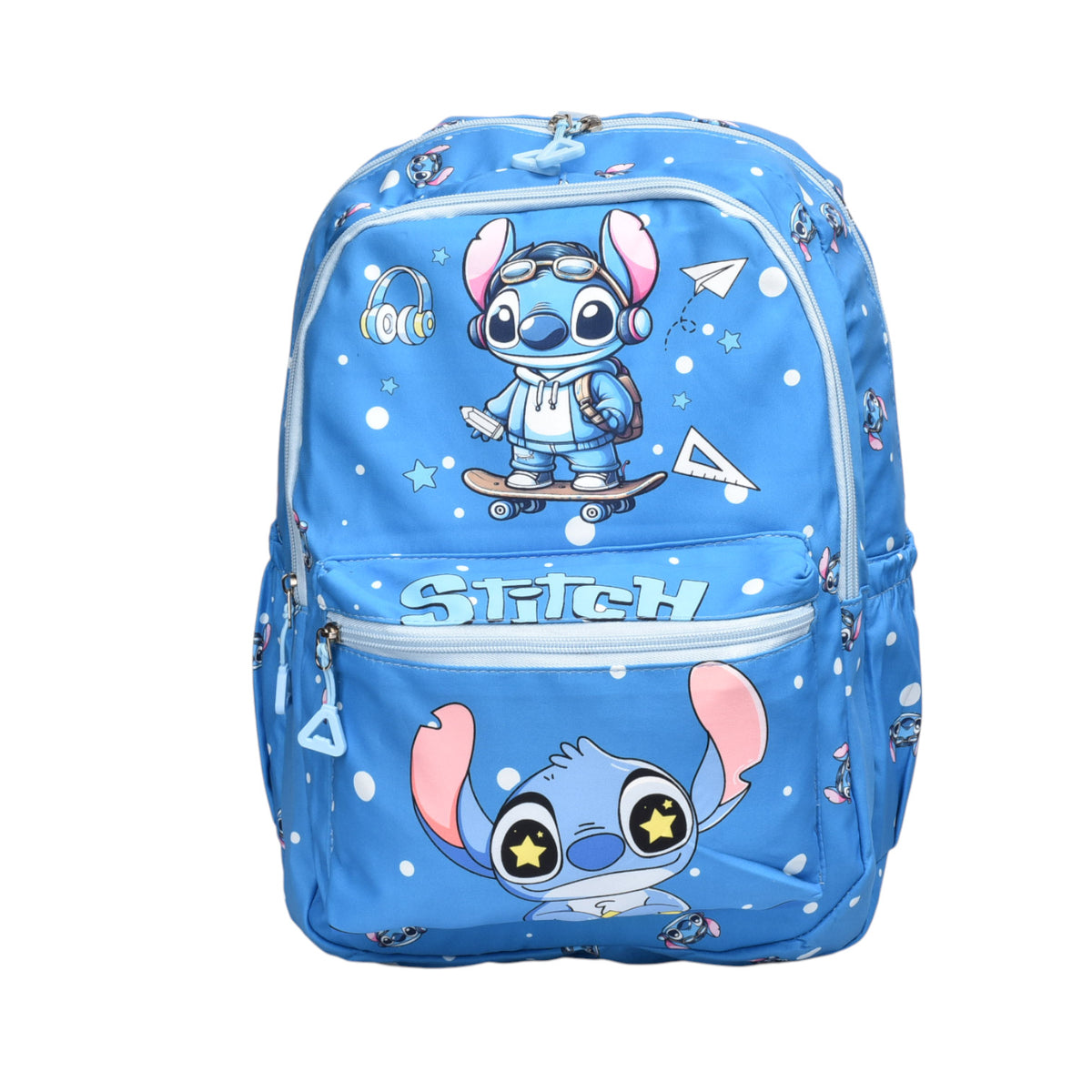 maleta morral con llavero poliester personaje dim:41x29x15