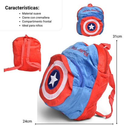 MALETA MORAL PRJ PELUCHE POLIESTER DIM:32X26CM