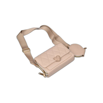 BOLSO PARA DAMA SINTETICO CON MONEDERO DIM: 20X12X5
