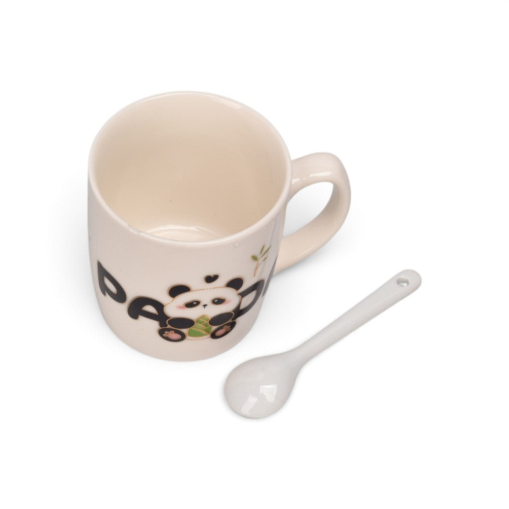 pocillo set ceramica con cuchara 210ml