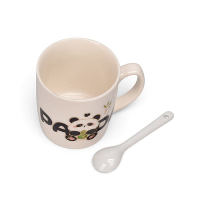 POCILLO SET CERAMICA CON CUCHARA 210ML