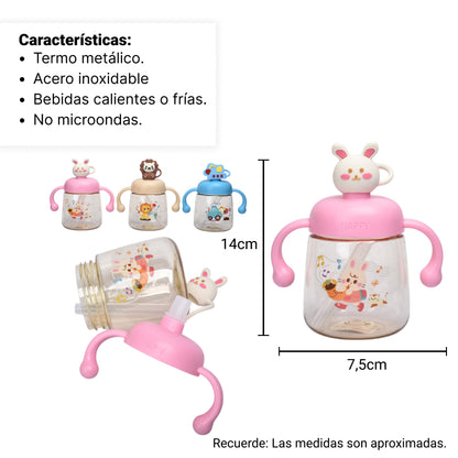 BOTELLA DE AGUA 270ML DIM:7X7X14