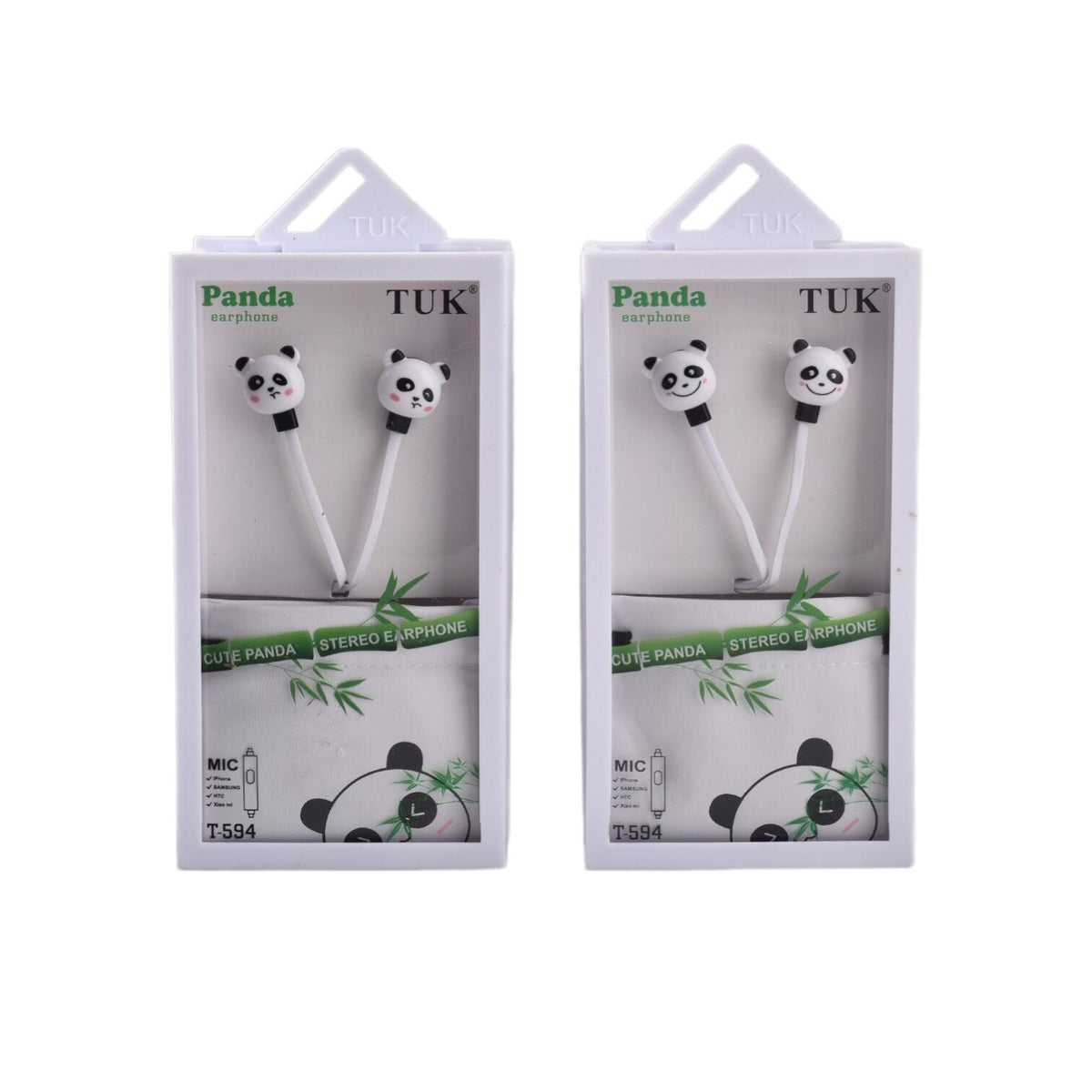 audifono panda y huellas dim:8*15*3cm