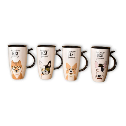 POCILLO MASCOTAS DIM:16CM