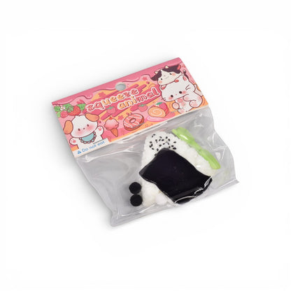 SQUISHY ANTI ESTRÉS  FORMA DE PASTEL ELASTICO CAUCHO  DIM:6X6X3