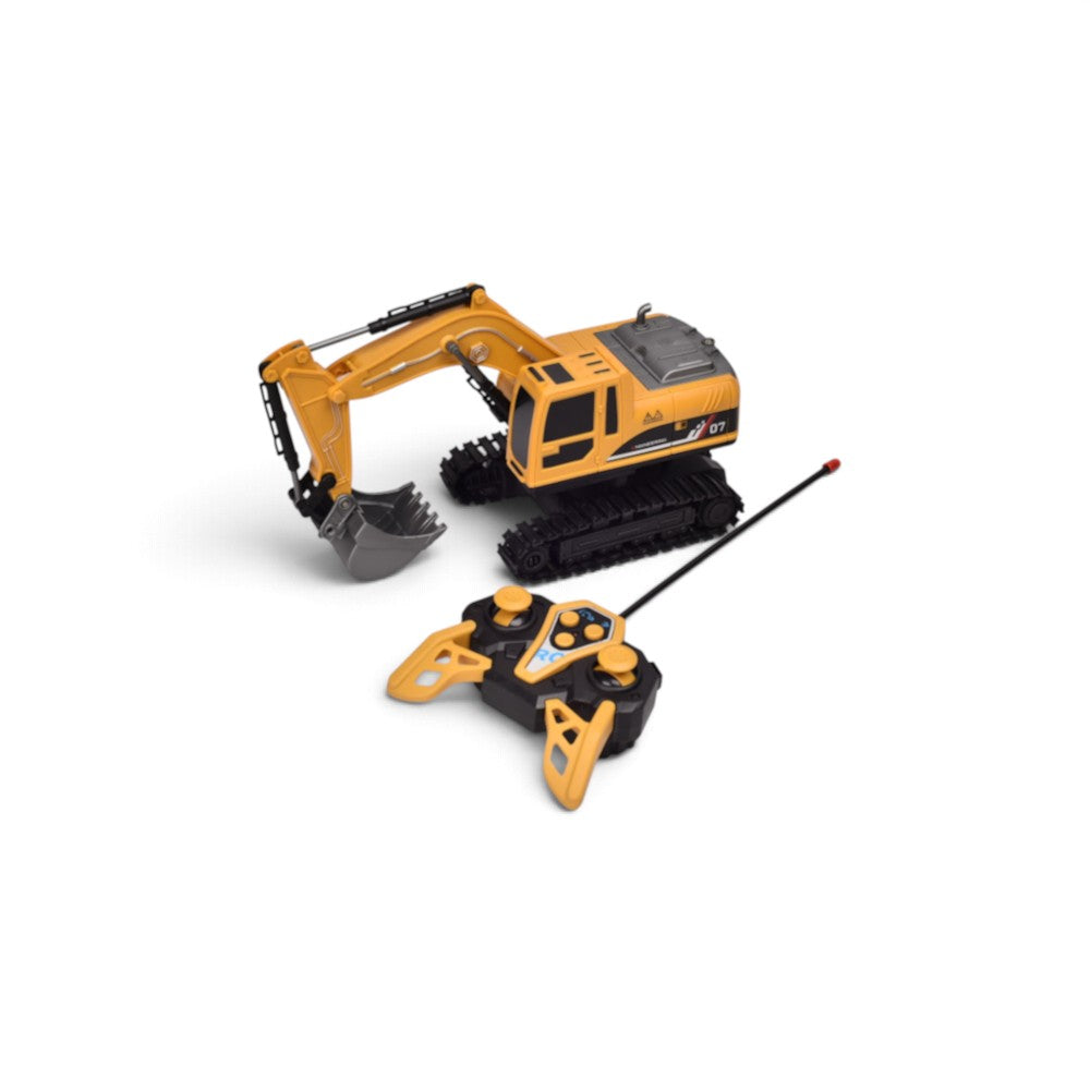 excavadora de construccion control remoto dim:  16*22*9.5cm