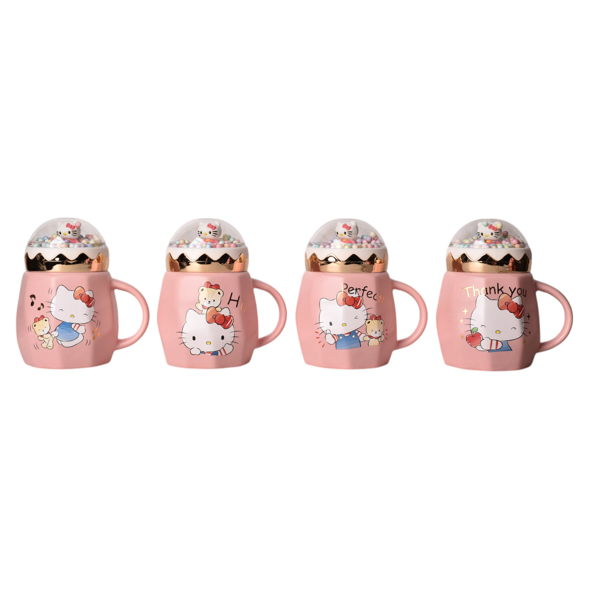mug pocillo hello kitty personaje 420ml dim:8x8x13