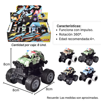 JUGUETE CARRO DE FRICCION VARIOS COLORES PARA NIÑOS