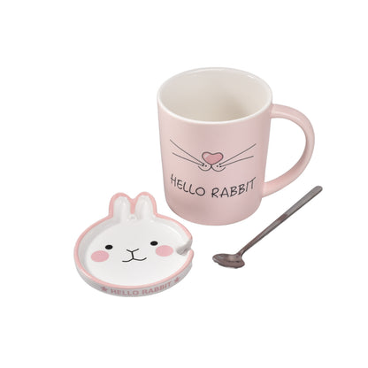 MUG POCILLO CON CUCHARA CERAMICA