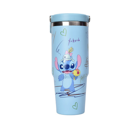 TERMO METALICO 890ML PERSONAJE DIM:9X24