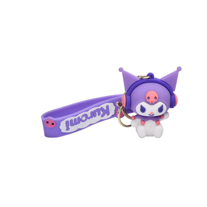 LLAVERO SILICONA KUROMI PERSONAJE DIM:5