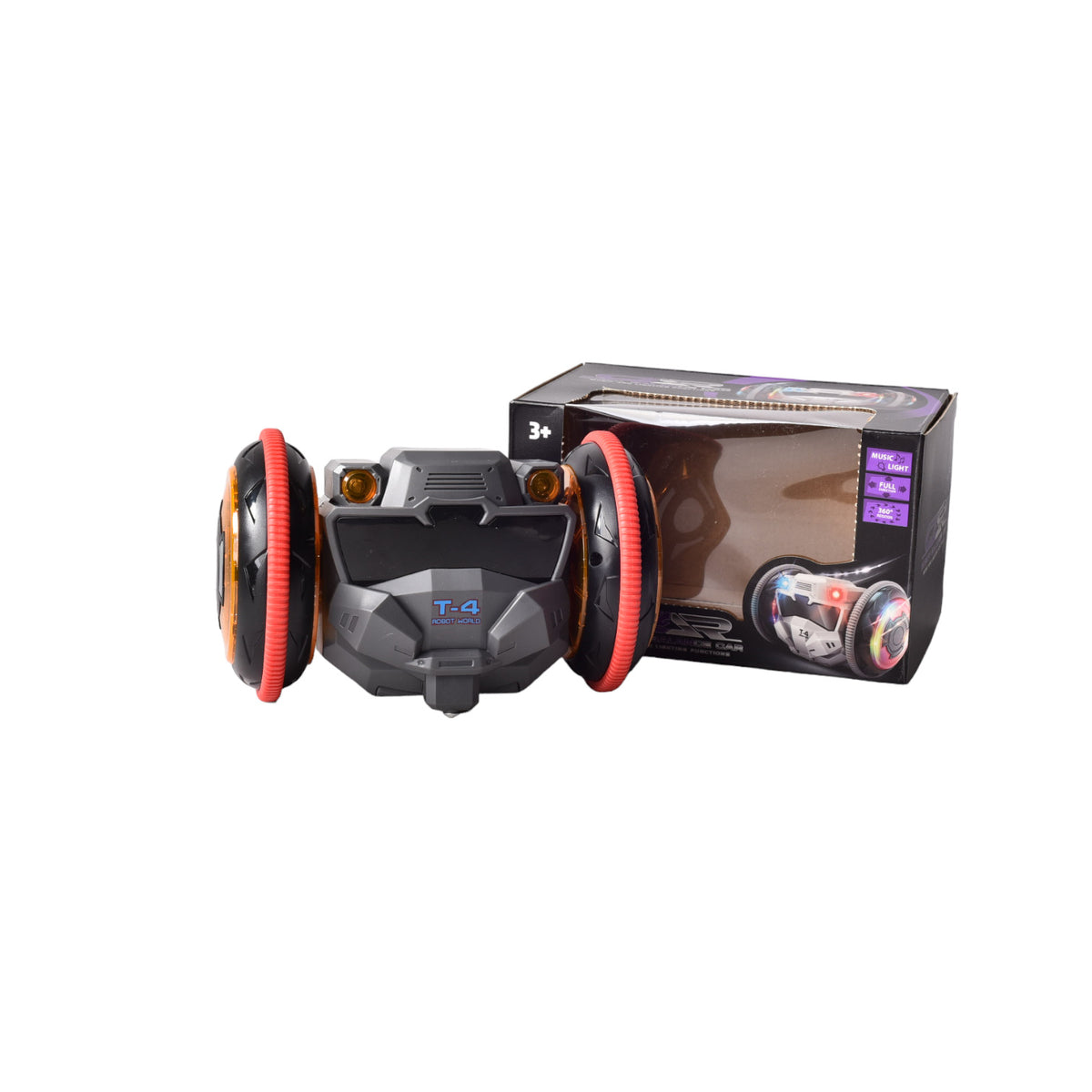 juguete carro de  plastico con movimiento luces y sonido