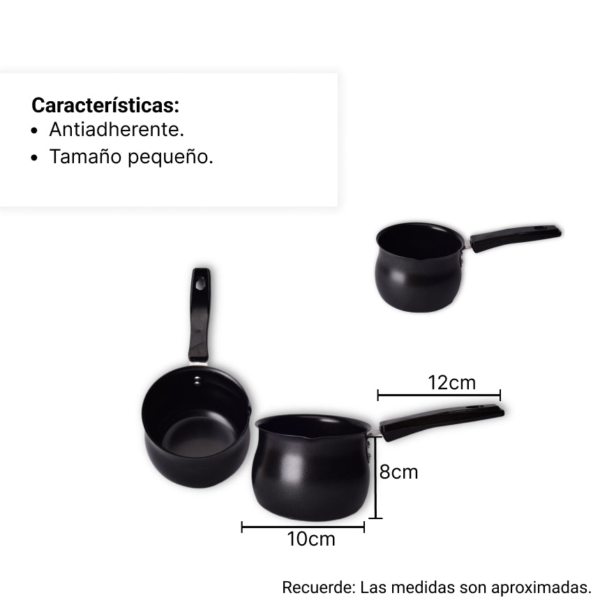olla  metal 600ml utensilios cocina