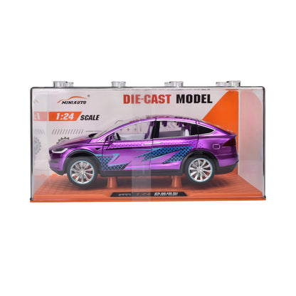 CARRO DE COLECCION METALICO CON ESTUCHE ACRILICO DIM:12 x 24 x 12 cm