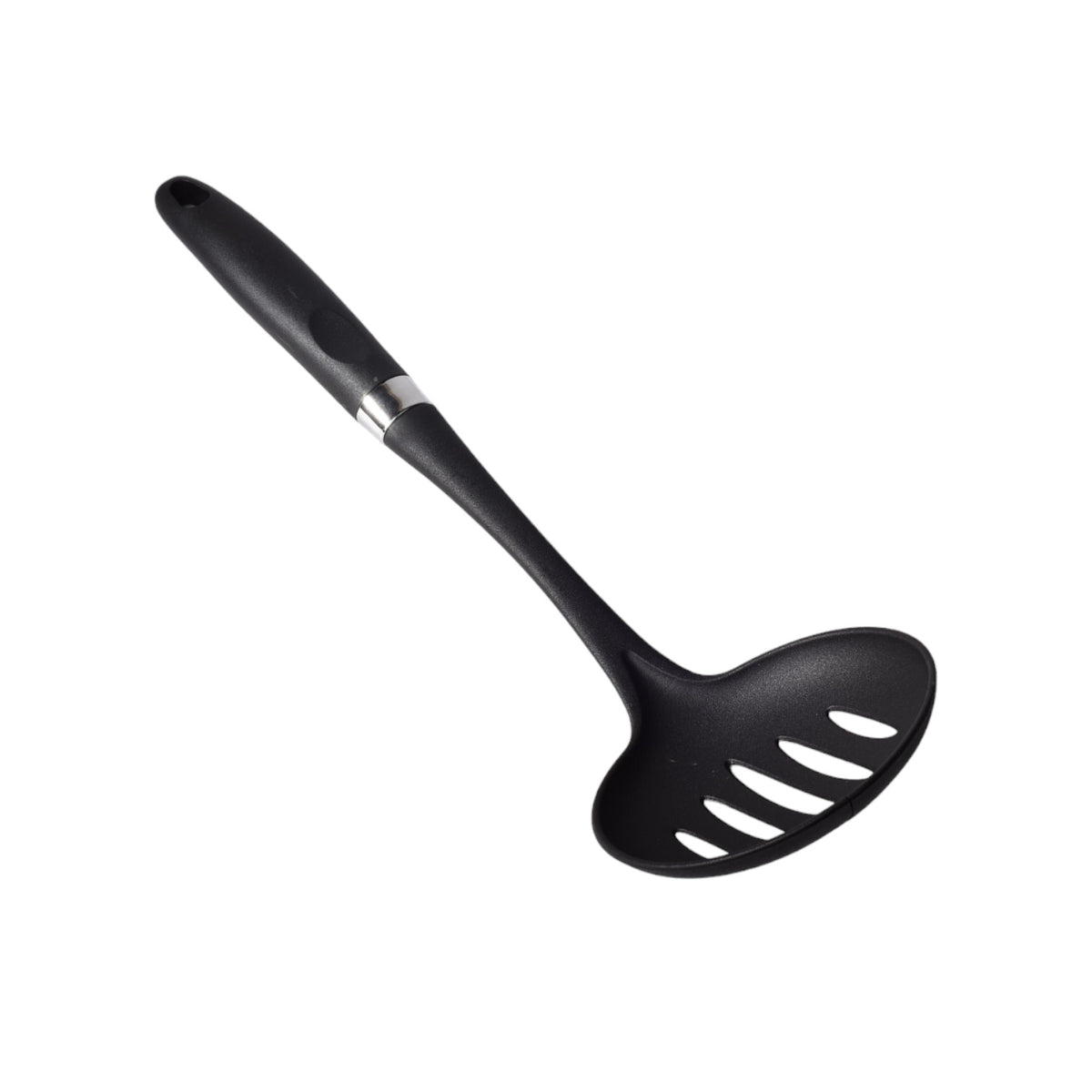 cuchara para pasta silicona plastico utensilios cocina negro