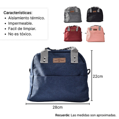 LONCHERA TERMICA POLIESTER PARA ALMUERZO DIM:23*29*16CM