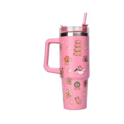 TERMO METALICO 890ML CAPYBARA DIM:9X25