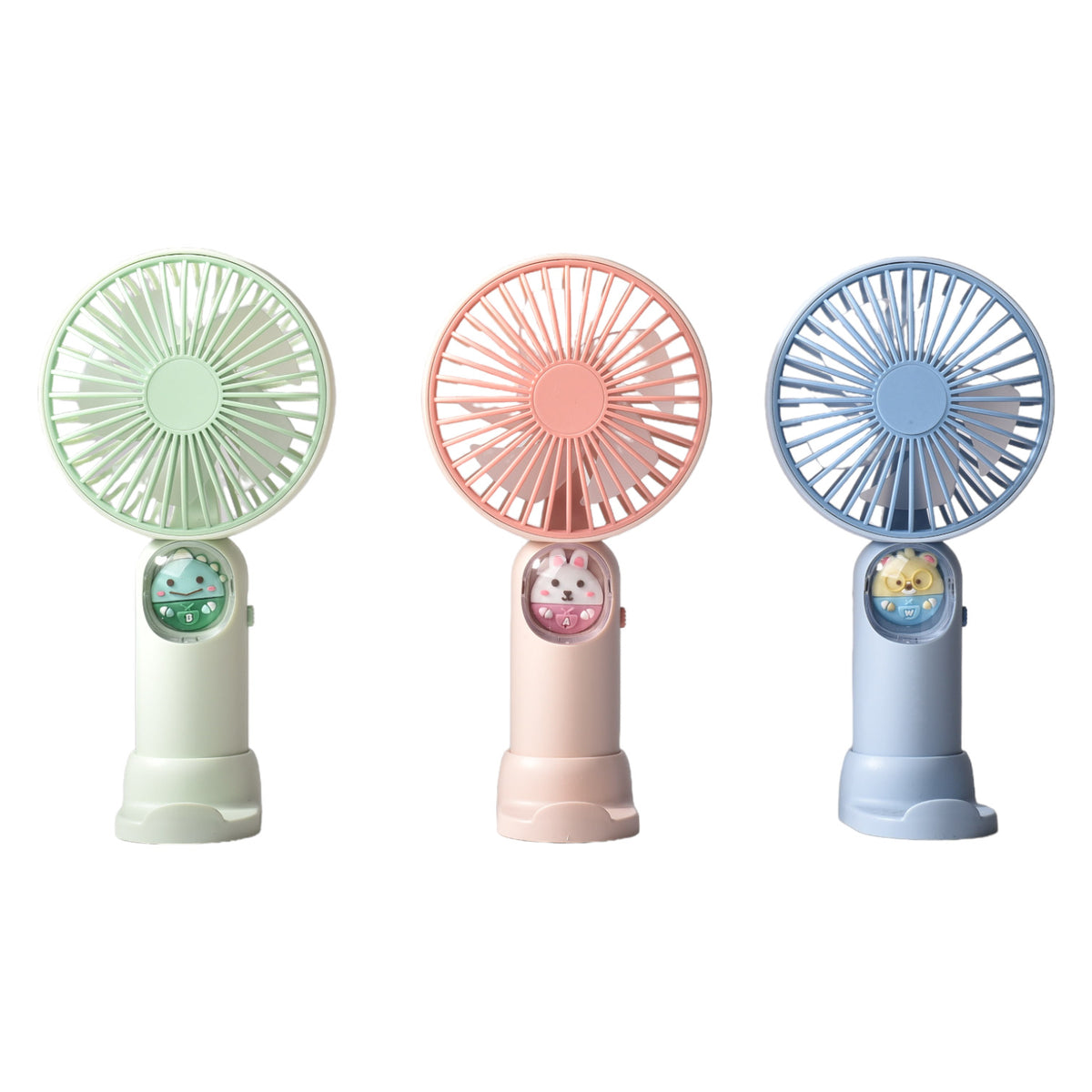 ventilador con cable usb recargable varios colores dim:9x17x