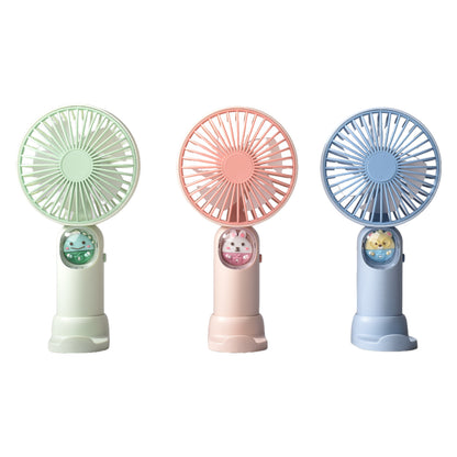 VENTILADOR CON CABLE USB RECARGABLE VARIOS COLORES DIM:9X17X
