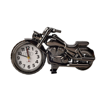 RELOJ FORMA DE MOTO NEGRA