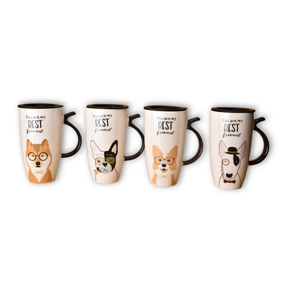 POCILLO MASCOTAS DIM:16CM