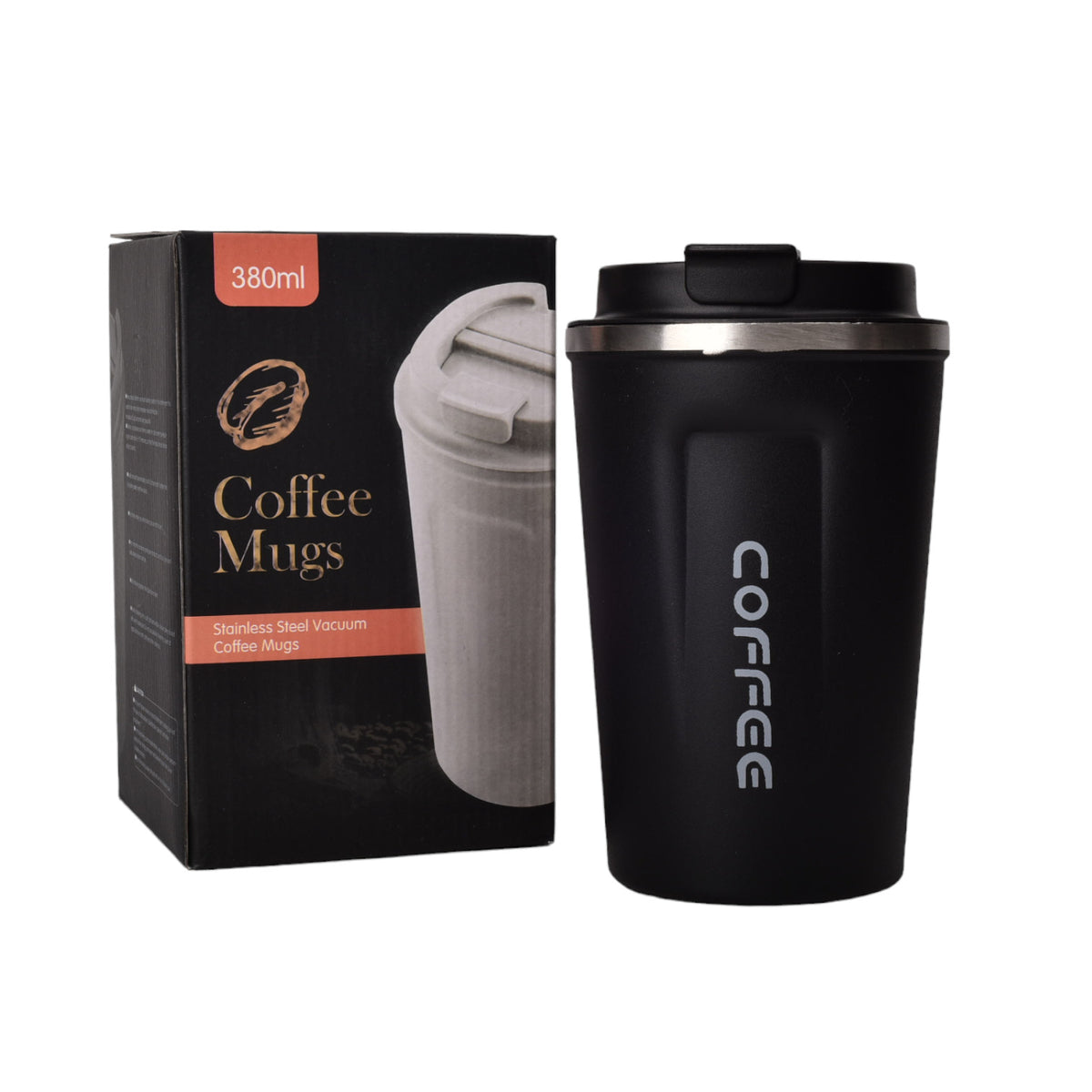 termo metalico mug 350ml bebidas calientes frias