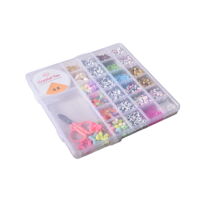 SET KIT FORMA CUADRADA GRANDE HACER PULSERAS PLASTICO DIM:19