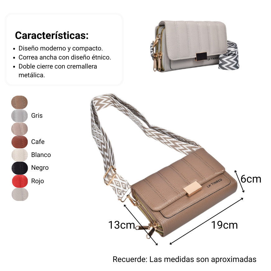 bolso mujer ligero diferentes colores dim:19x12x5