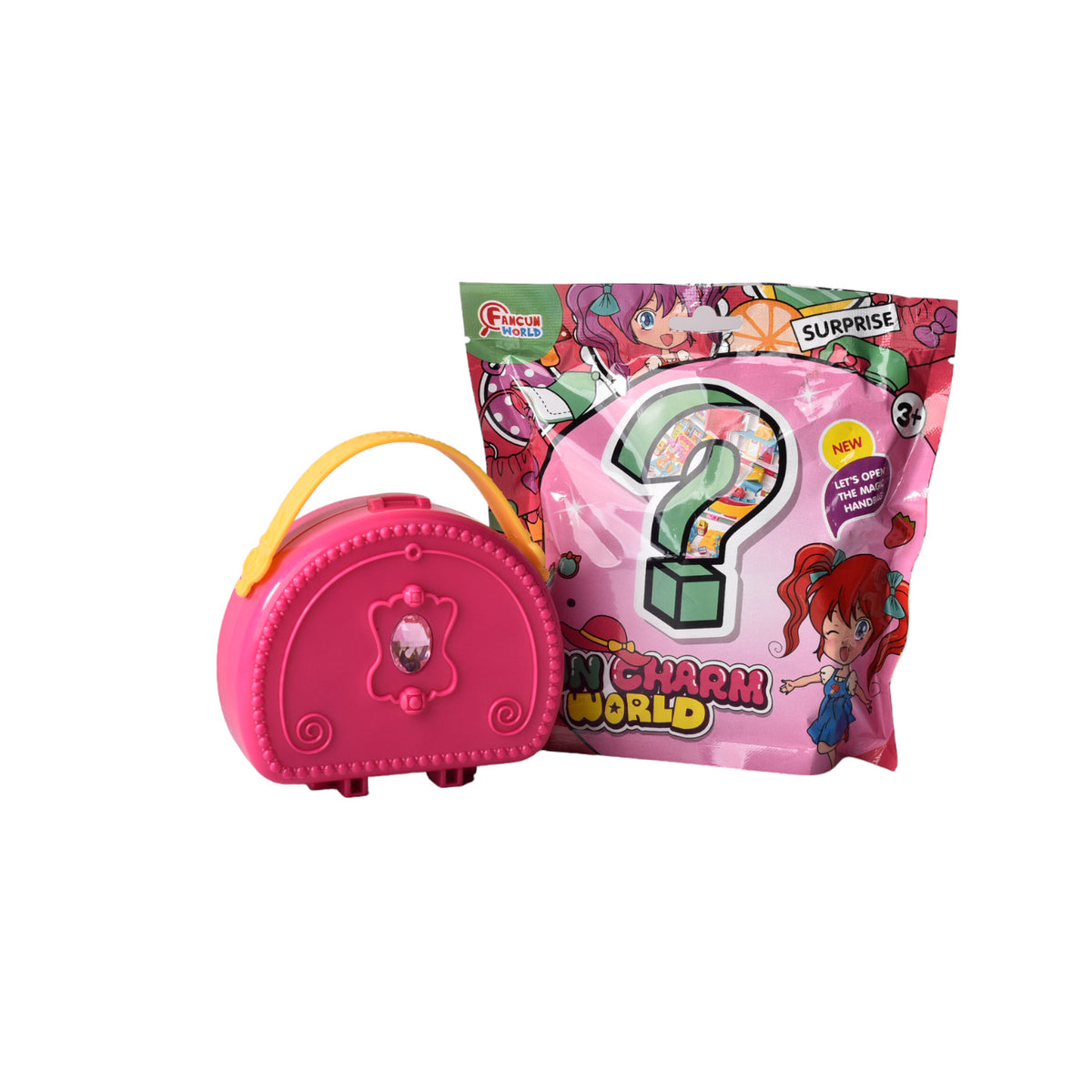 juguete muñeca sorpresa con accesorios plastico dim:26x23x13