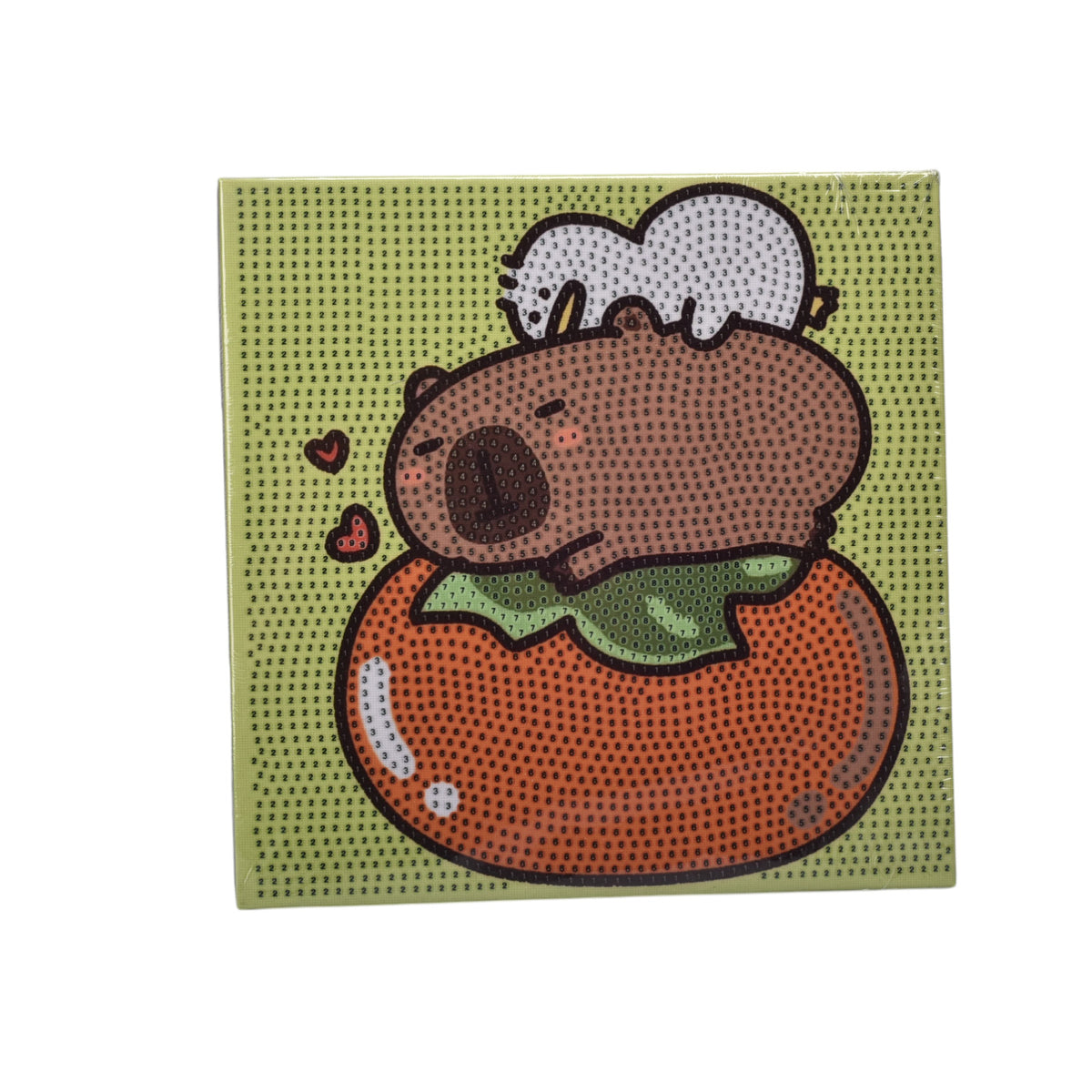 cuadro juguete de piedras didactico niños capybara