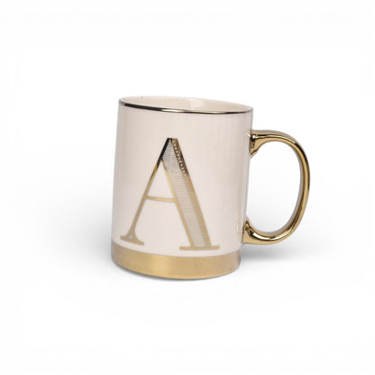 MUG POCILLO CERAMICA LETRA DISEÑO DIM:8X8X9