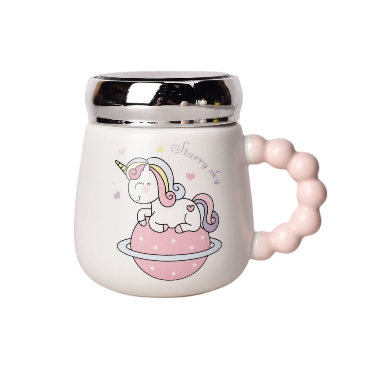 mug pocillo ceramica diseño unicornios 450ml dim:9*9*11