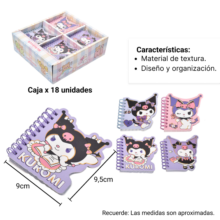 agenda diario personaje dim:9x9