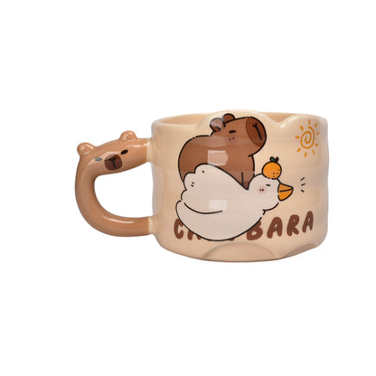 MUG POCILLO CERAMICA 300ML CAPYBARA DIM:9X7