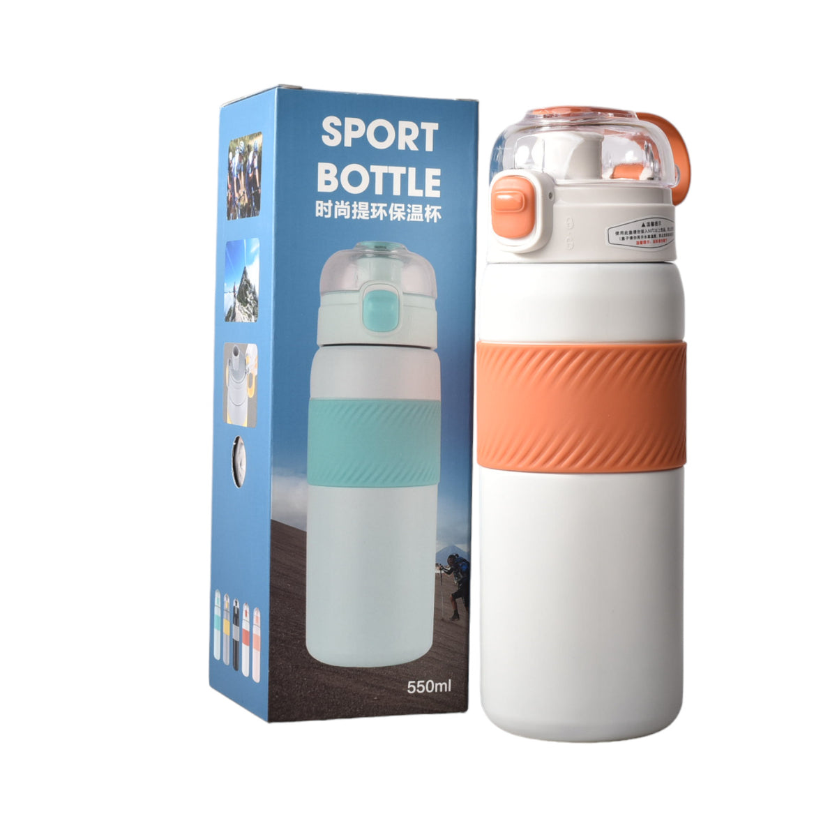 termo metalico 550ml acero inoxidable varios colores